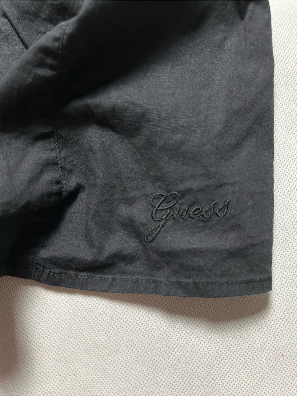 Guess black corset style button front top size large - Picture 3 of 6